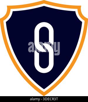 Security Shield and Protection Logo Design for Safety Stock Vector