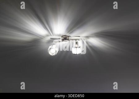 Close up of ceiling lamp Stock Photo