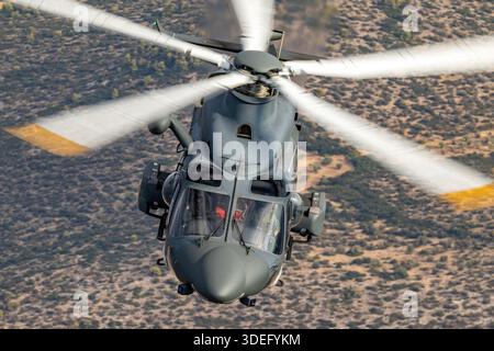 Air-to-air view of an Aeronautica Militare AgustaWestland HH-139A ...