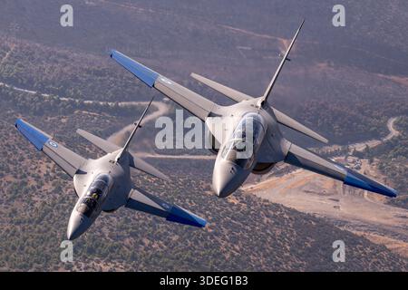Formation air-to-air photograph of Hellenic Air Force M-346B Master ...