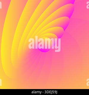 Abstract background with pink and yellow circle gradient, stock vector Stock Vector
