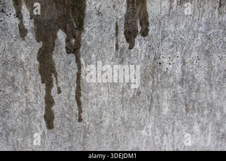 Rough grey concrete wall texture with coarse grain, neutral tones and urban character, ideal as abstract background Stock Photo