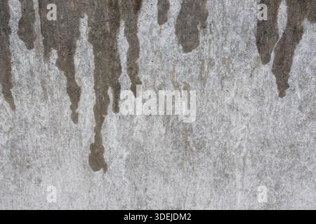 Rough grey concrete wall texture with coarse grain, neutral tones and urban character, ideal as abstract background Stock Photo