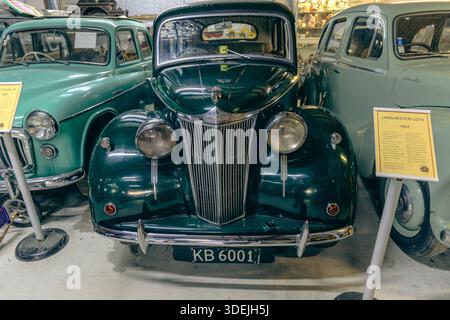 Lanchester Ld10 1947 6001 Classic Exhibit New Zealand Stock Photo