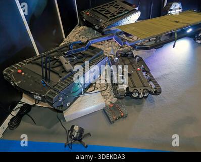 Xrc Robotics Close-up view of a XRC Robotics, High-performance, RHINO UGV ...