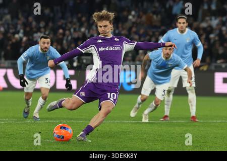 The players of Fiorentina celebrate a goal during the Serie A 2026/27 ...