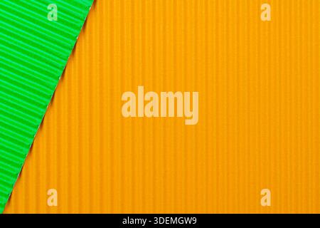 Abstract corrugated paper background. Rough decorative paper texture. Stock Photo