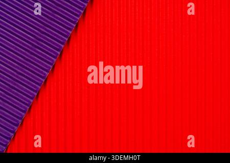 Abstract corrugated paper background. Rough decorative paper texture. Stock Photo
