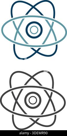 03 Atoms vector icon Free Vector Stock Vector