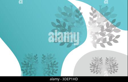dry leave texture on coloured background Stock Vector