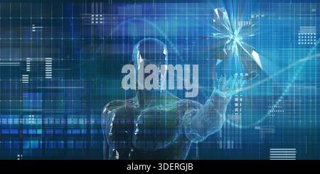 Dna Medical Science And Biotech Chemistry Genes Stock Photo