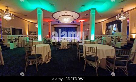 The Blue Room entertainment venue inside the Roosevelt Hotel, New Orleans Stock Photo