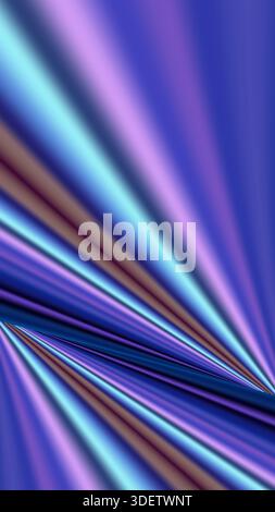Futuristic dynamic speed lines background in violet and silver colors with smooth silk texture and creative energy for technology projects Stock Vector