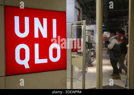 Tokyo, Japan. 9th Jan, 2026. A Uniqlo store in Tokyos Shibuya district. Fast Retailing raised its full-year forecasts after strong Uniqlo sales in the November quarter, despite concerns over JapanChina tensions. Credit: AFLO/Ģ����ý Live News Stock Photo
