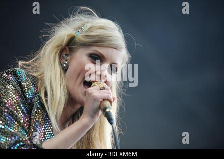 The Hague NL 24th June 2012 Parkpop Music Festival. Mette Lindberg
