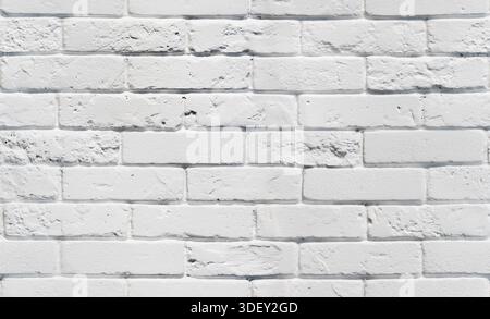 White brick wall texture. Seamless background Stock Photo