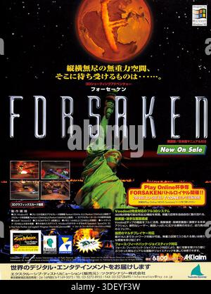 1998 video game Forsaken Acclaim Japanese ad Stock Photo - Alamy