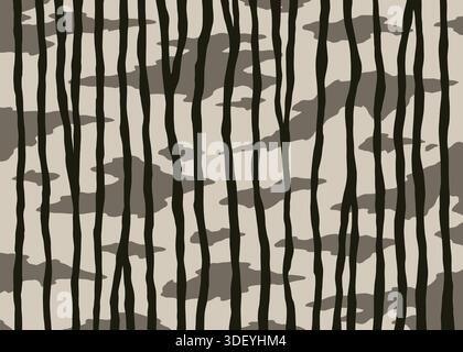 Abstract hand drawn lines background pattern. Vector illustration flat design background. Stock Vector