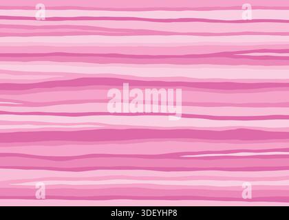 Abstract pink hand drawn lines background pattern. Vector illustration flat design background. Stock Vector