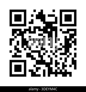 QR Code Ready to Use Isolated On White Background Stock Vector