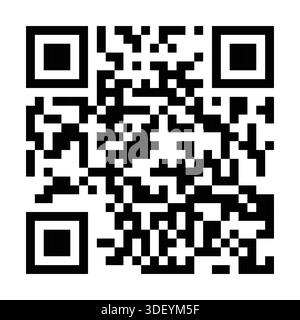 QR Code Ready to Use Isolated On White Background Stock Vector