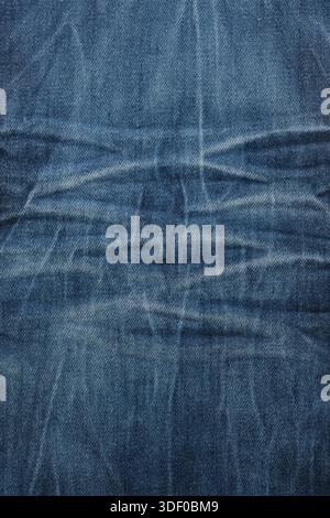 Denim jeans texture or denim jeans background. Old vintage jeans Stock Photo