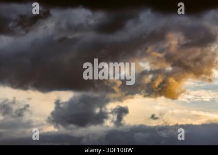 Sky with storm clouds Stock Photo