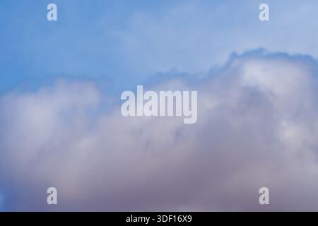 Gathering dark storm clouds in sky before the rain. Stock Photo