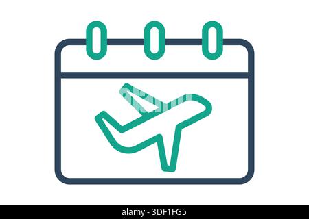 Paid time of icon. line icon style. business elements vector illustration Stock Vector