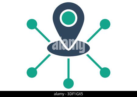Mobility icon. solid icon style. benefit elements vector illustration Stock Vector