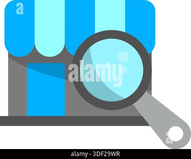 Vector illustration. Flat design. Search bar icon Stock Vector Image ...