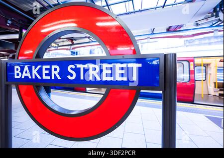 Baker Street Underground Station and Hidden London Tour Stock Photo