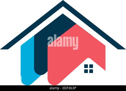 House icon logo vector design template Stock Vector