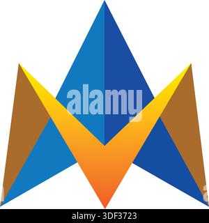 Lettering A Logo Template Free Vector Stock Vector