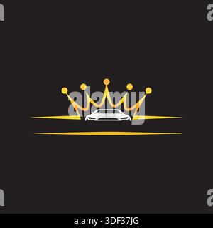 luxury royal auto care logo Pro Vector Stock Vector