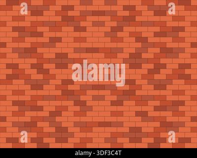 Wall Brick Design with Modern Texture Stock Vector