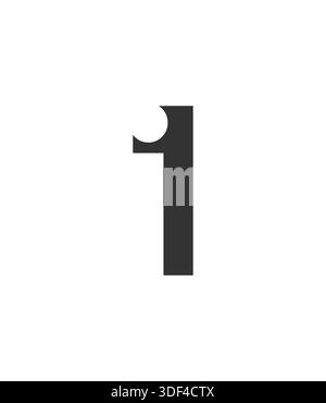 IL creative geometric initial based modern and minimal logo. Letter i l trendy fonts. Universal professional elegant techno vector design. Stock Vector