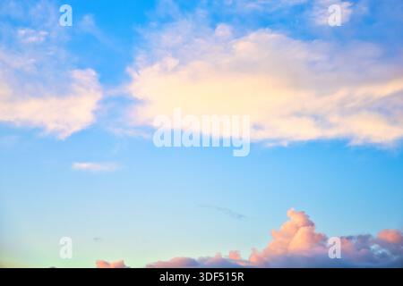 Wonderful colors in this sky replacement of New Zealand. Stock Photo