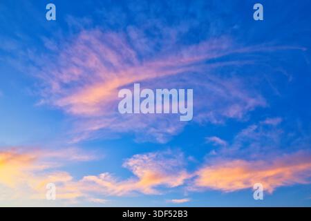 Wonderful colors in this sky replacement of New Zealand. Stock Photo