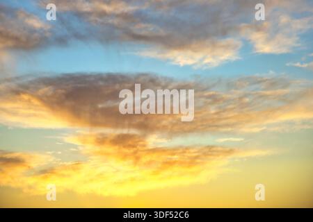 Wonderful colors in this sky replacement of New Zealand. Stock Photo
