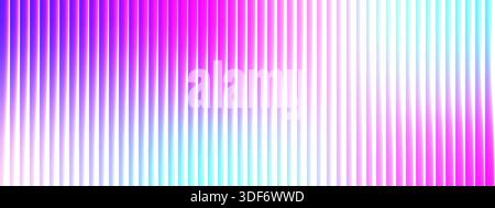 Futuristic ribbed glass gradient texture. Abstract vertical stripe background Stock Vector