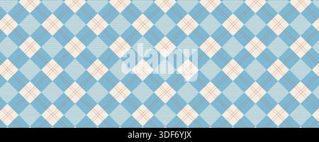 Gingham picnic cloth pattern with classic vichy check design. Vector seamless pattern for textile printing, wrapping, and spring fashion Stock Vector