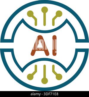 Artifical Intelligence Vector Icon Design Free Vector Stock Vector