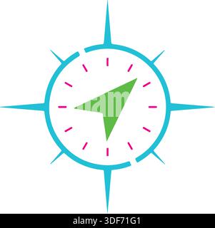 compass. north, south, west, east. cardinal directions Free Vector Stock Vector