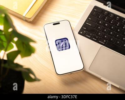 Adobe fill and sign logo is displayed on the screen of a smartphone, in Bangalore, India, on January 06, 2026 Stock Photo