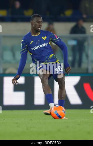 エラス・ヴェローナ #18 カンチェリエーリ Verona, Italy. 11th Jan, 2026. Matteo Cancellieri of SS Lazio