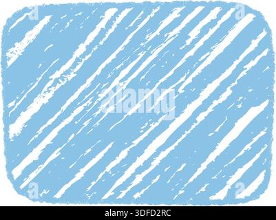 Organic Pastel Crayon Scribble Quote Frame Stock Vector
