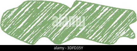 Organic Chalk Squiggle Textbox Banner Stock Vector