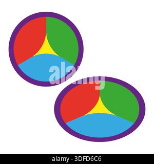 Vibrant circular charts. Extraordinary data Vector. Professional graph icons. Sophisticated statistical graphics. EPS 10. Stock Vector
