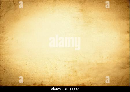 Old vintage  sheet isolated on white background Stock Photo